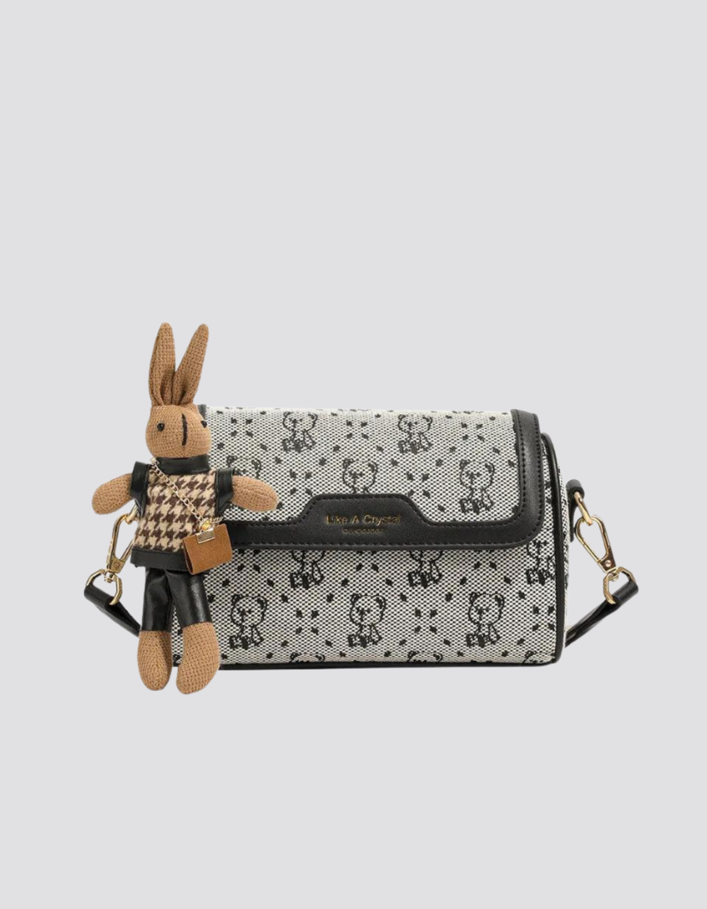 Celinea – Embellished bunny charm – Crossbody bag