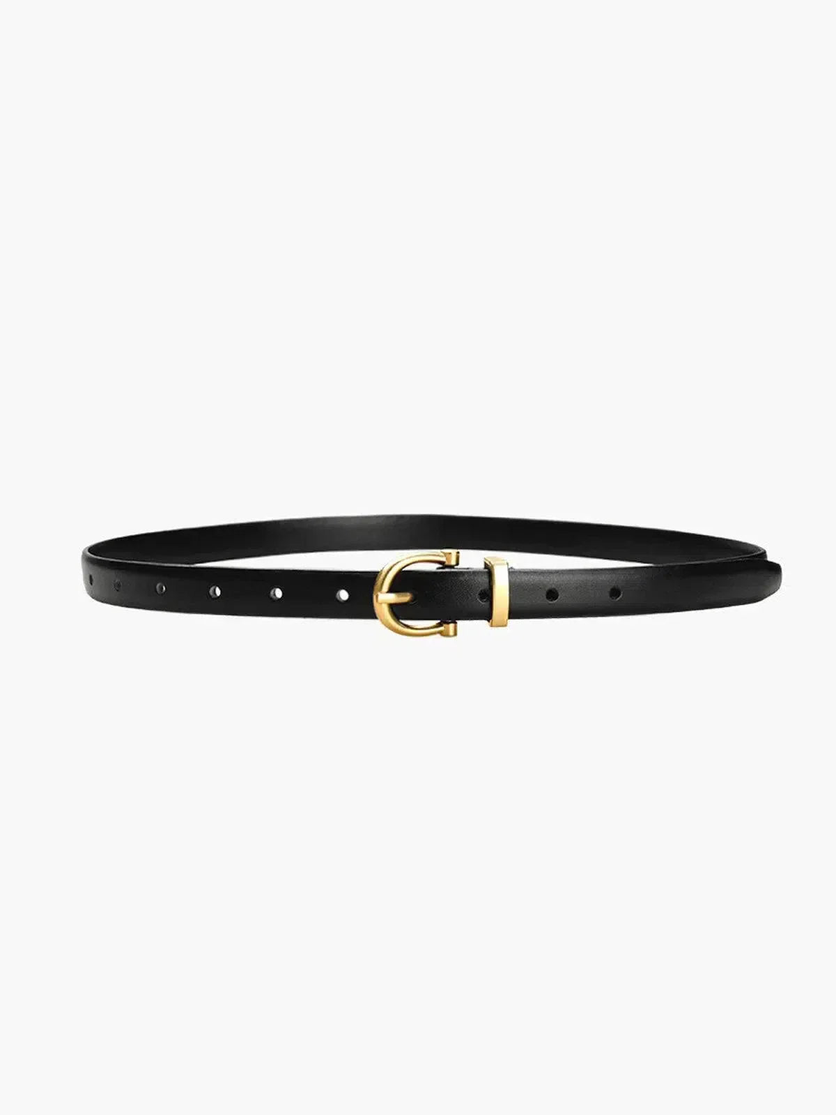 Althea – Minimalist black design – Buckle belt-10174652088647-Ivory Ombre