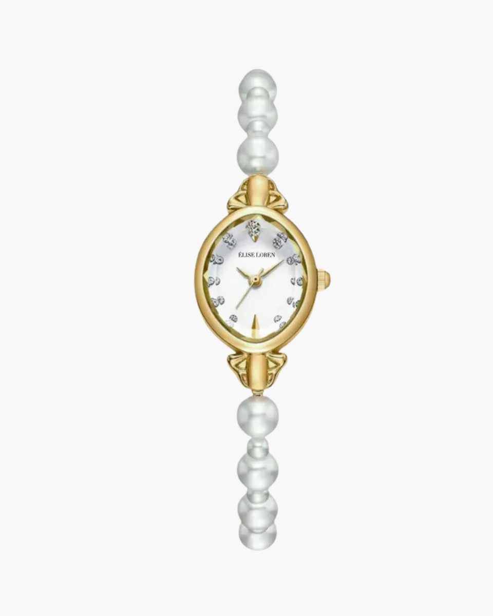 Amara Pearl – Vintage-inspired design – Bracelet watch-10173355852103-Ivory Ombre