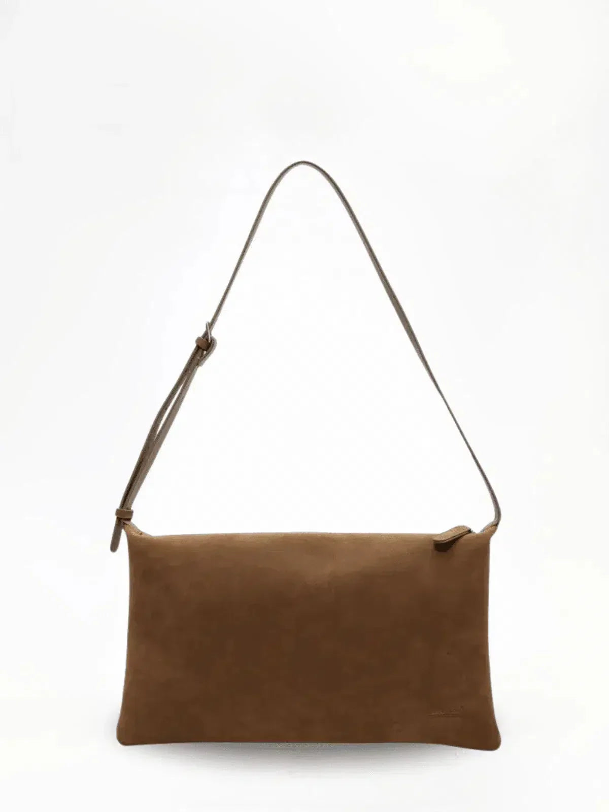 Claudia – Classic refined design – Suede crossbody-10174665851207-Ivory Ombre