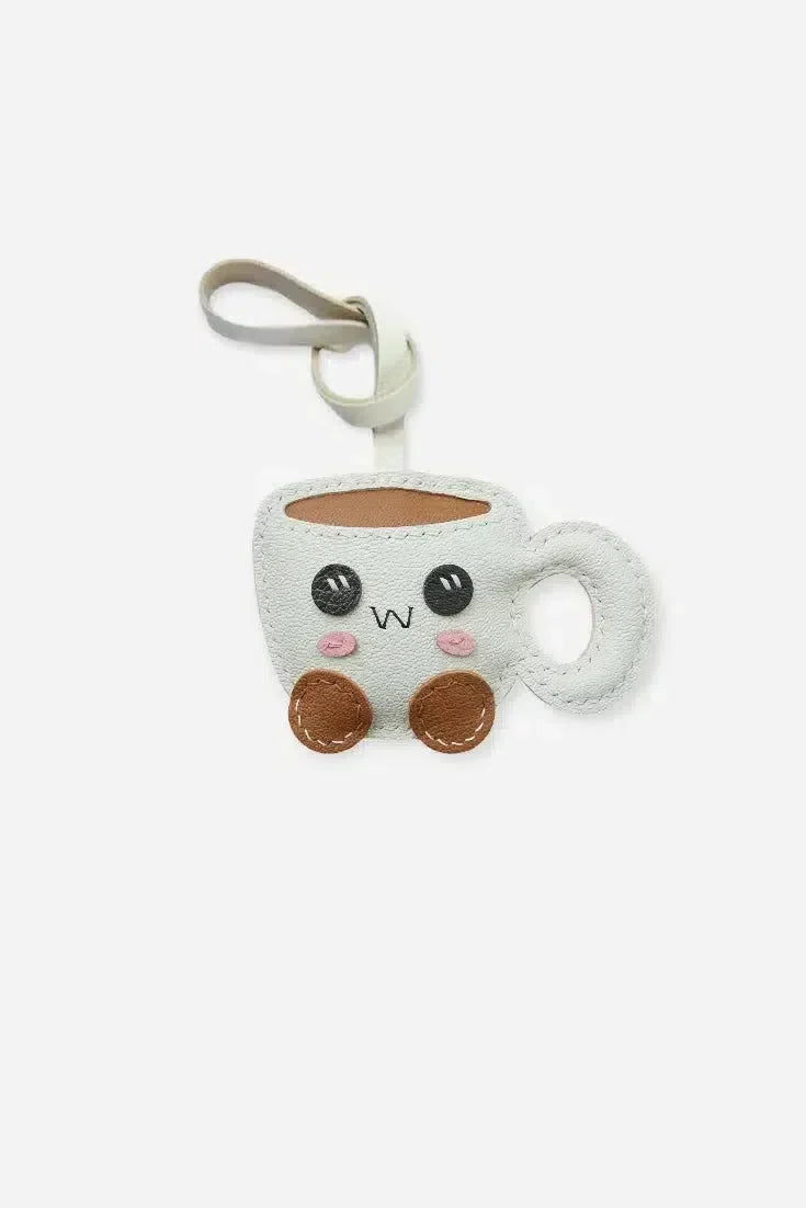 Cuppy the Coffee – Whimsical theme – Bag charm-10174677778759-Ivory Ombre