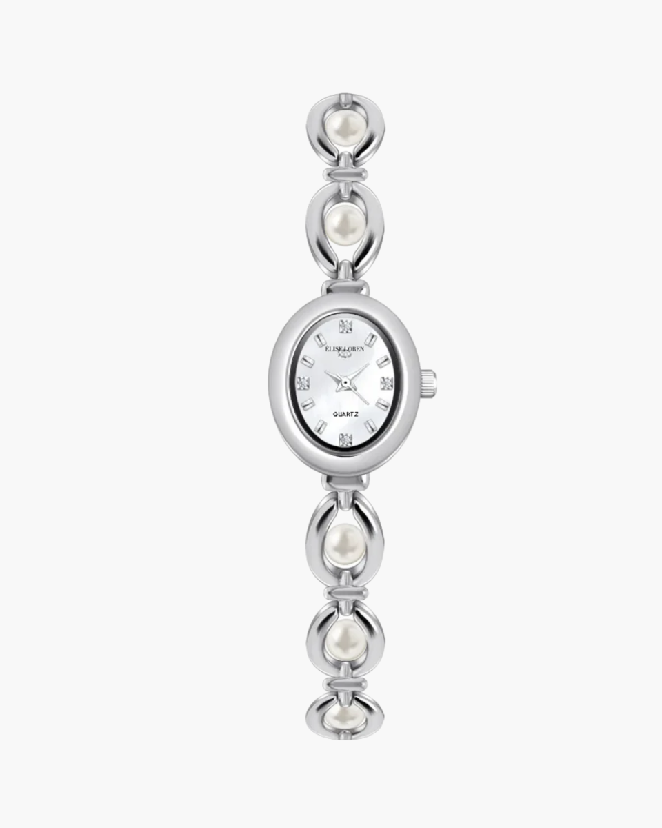 Elara Pearl – Timeless pearl elegance – Bracelet watch-10173356015943-Ivory Ombre