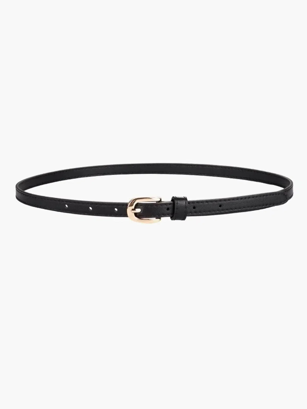 Esmarie – Matte black finish – Leather belt-10174651859271-Ivory Ombre