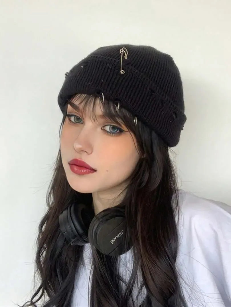 Evaris – Decorative pin – Beanie-10174657986887-Ivory Ombre