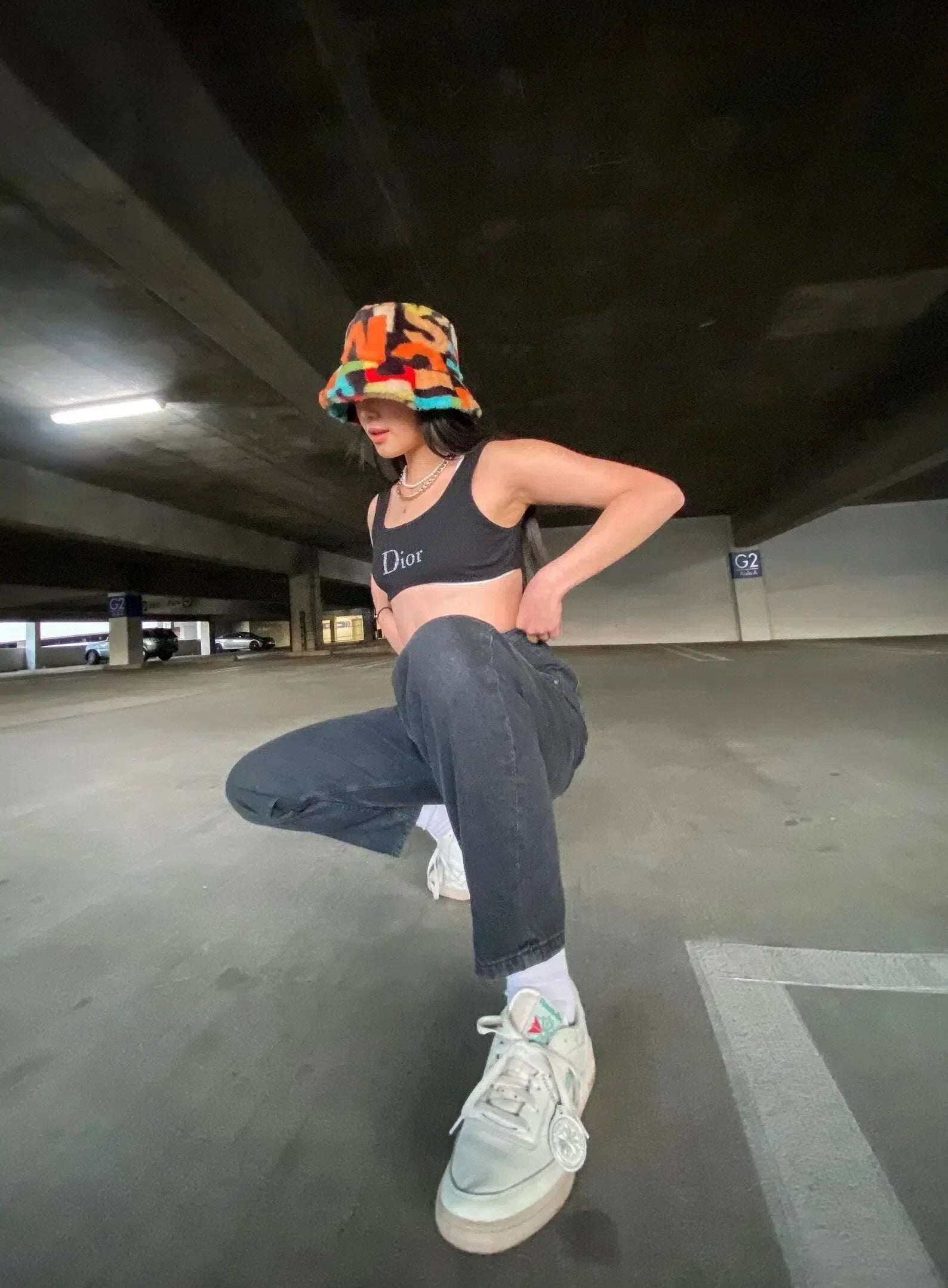 Marizia – Vibrant plush – Bucket hat-10174657167687-Ivory Ombre