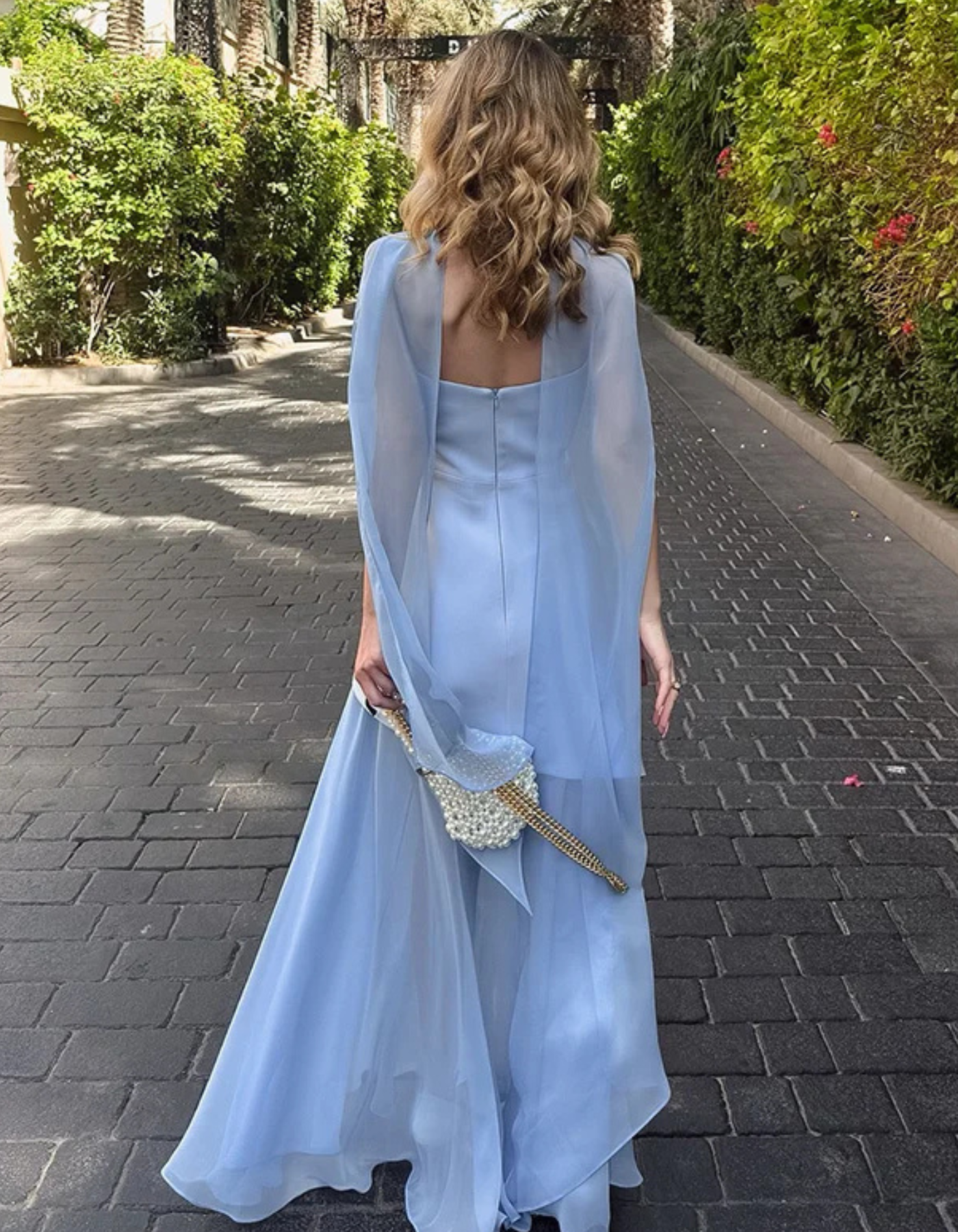 Elyanne – Chiffon asymmetrical design – Maxi dress