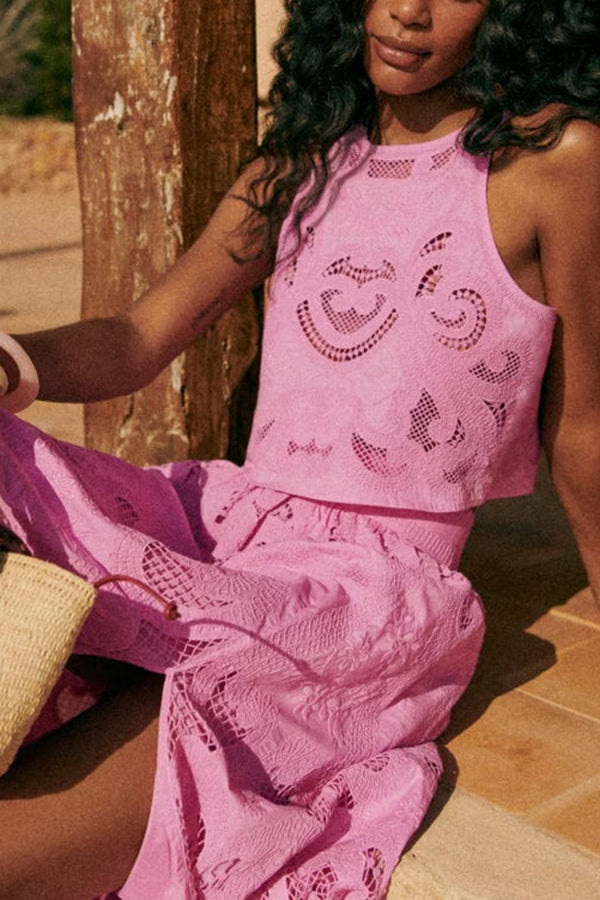 Avelina – Cutwork embroidery – Two-piece set