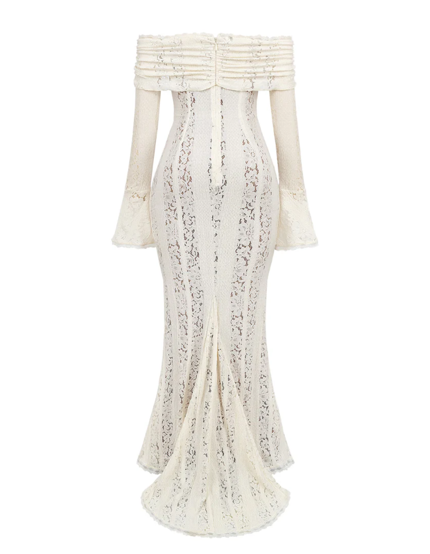 Julie – Off-shoulder design – Lace maternity dress
