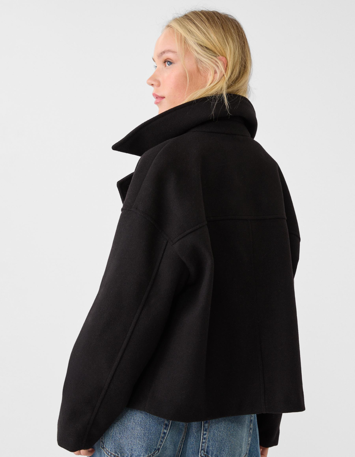 Marcelline – Double-breasted – Cropped pea coat