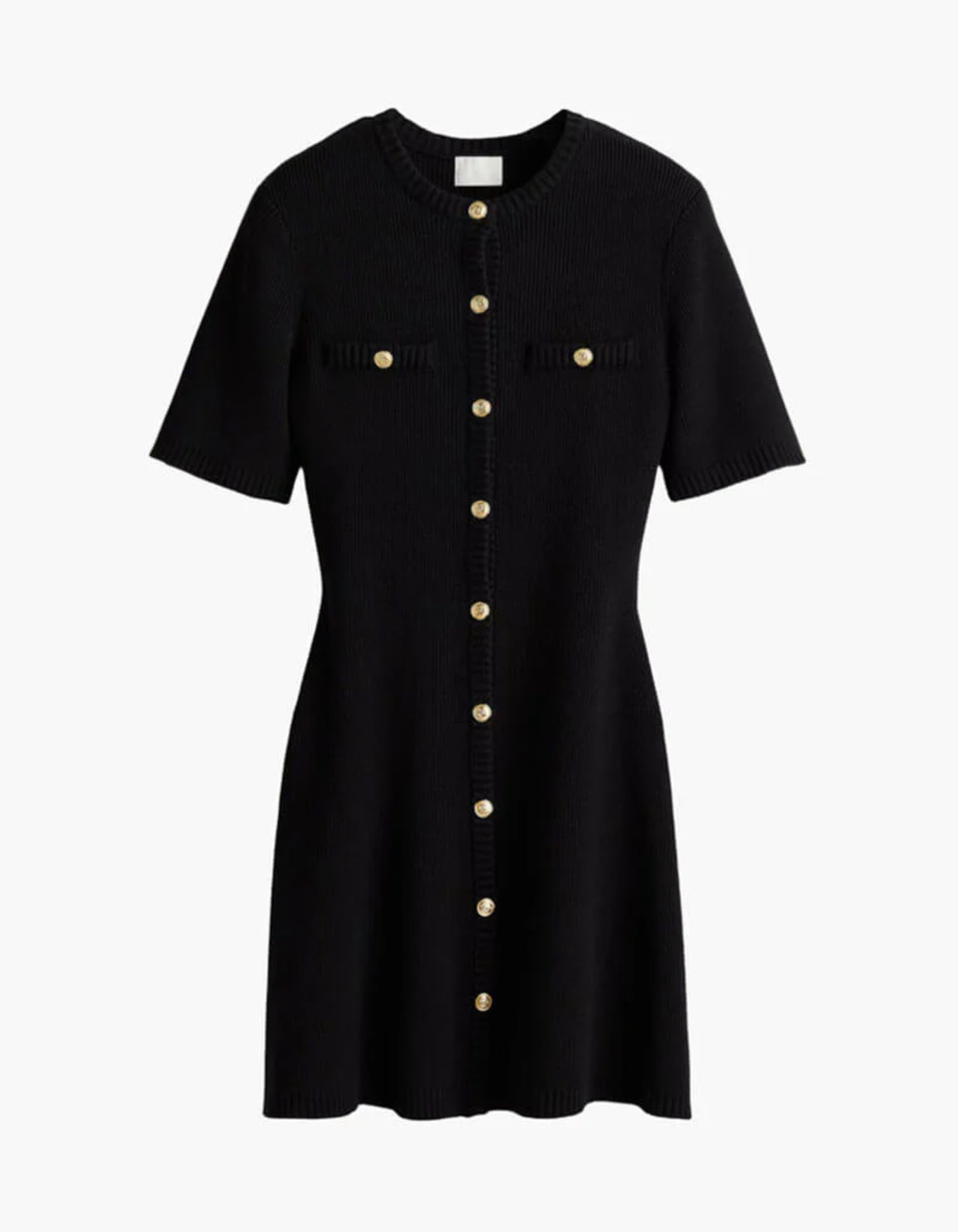 Clara – Chic button details – Knit dress