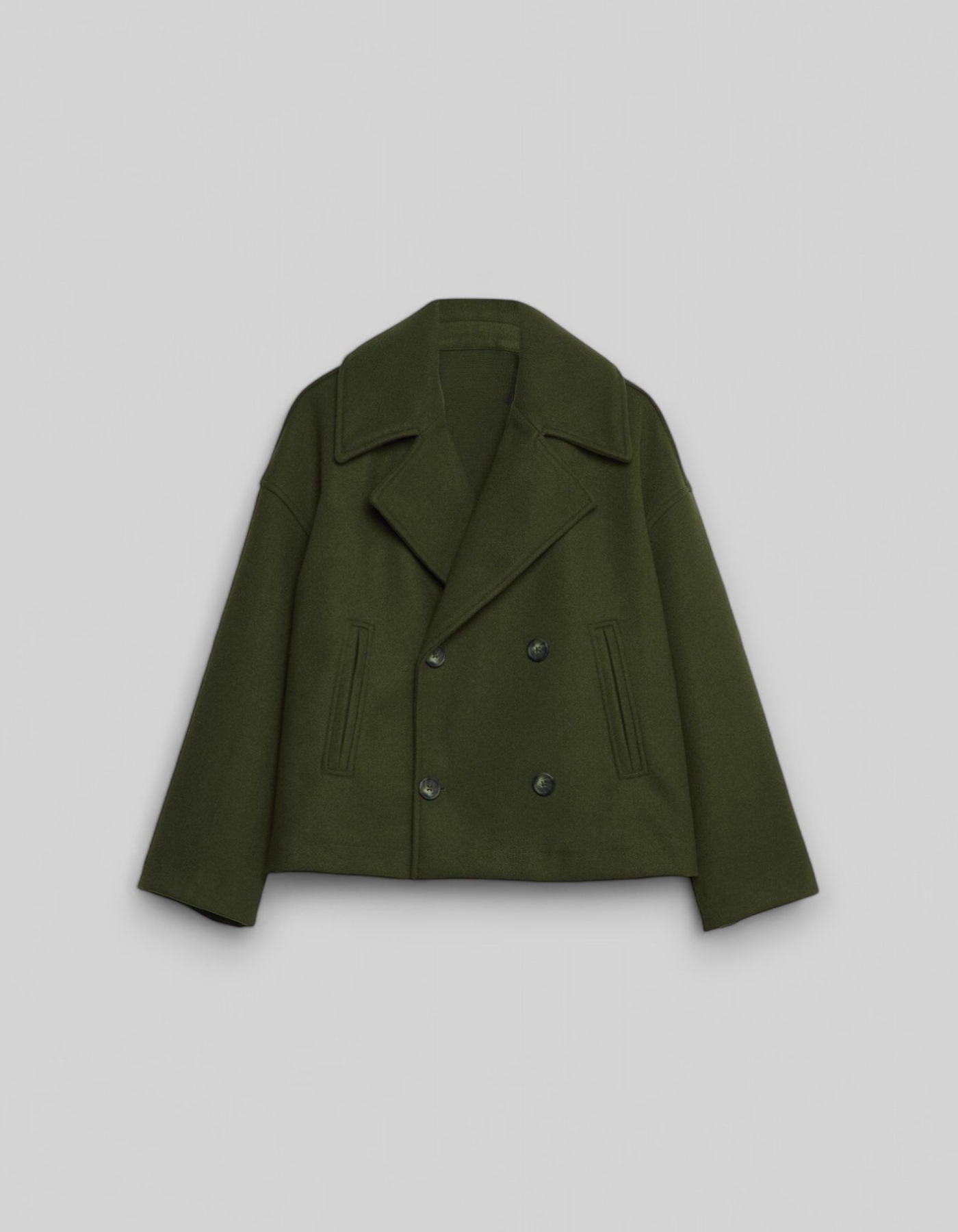 Marcelline – Double-breasted – Cropped pea coat