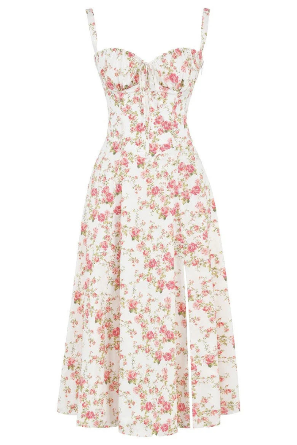 Felly – Ruched sweetheart – Midi dress