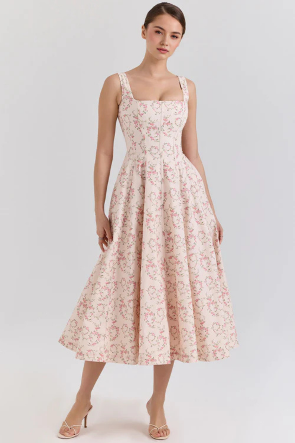 Rosabel – Corset back – Midi dress