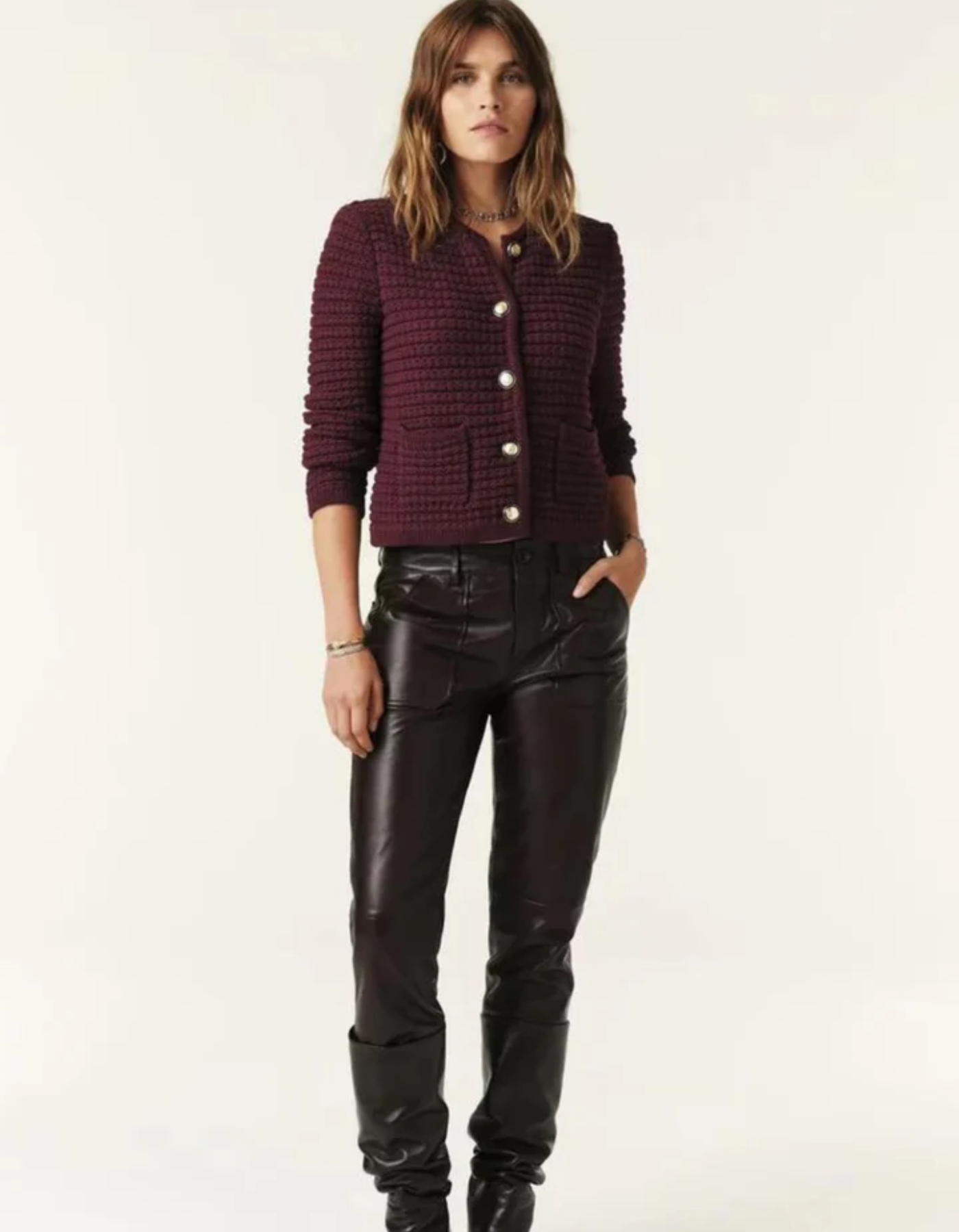 Adeline – Textured design – Cardigan