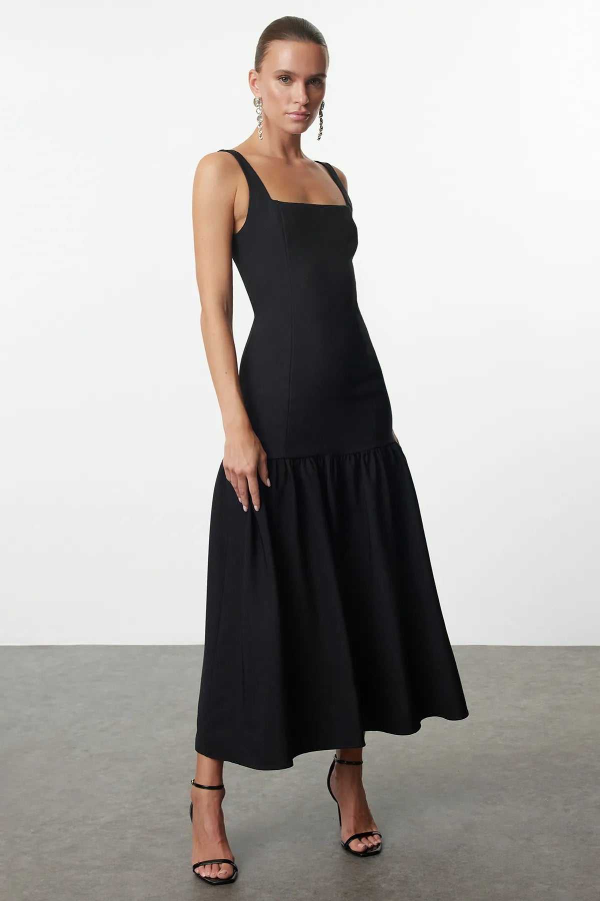 Arlene – Pleated flare – Midi dress