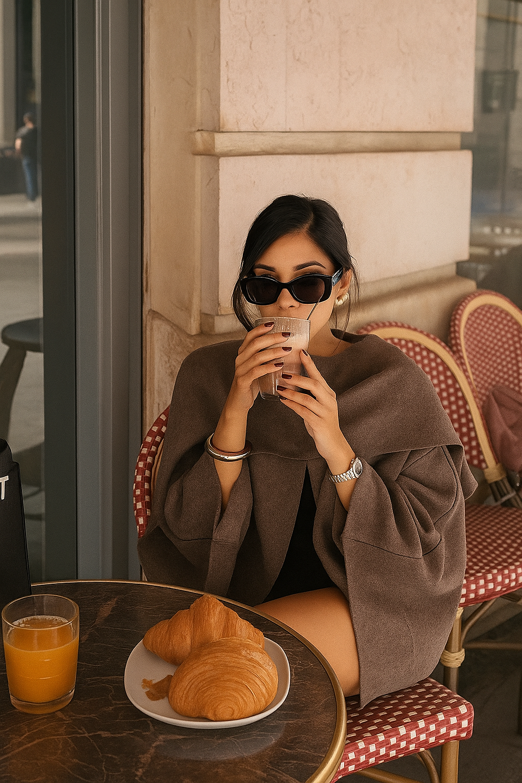 Ardévine – Draped layer – Cape jacket