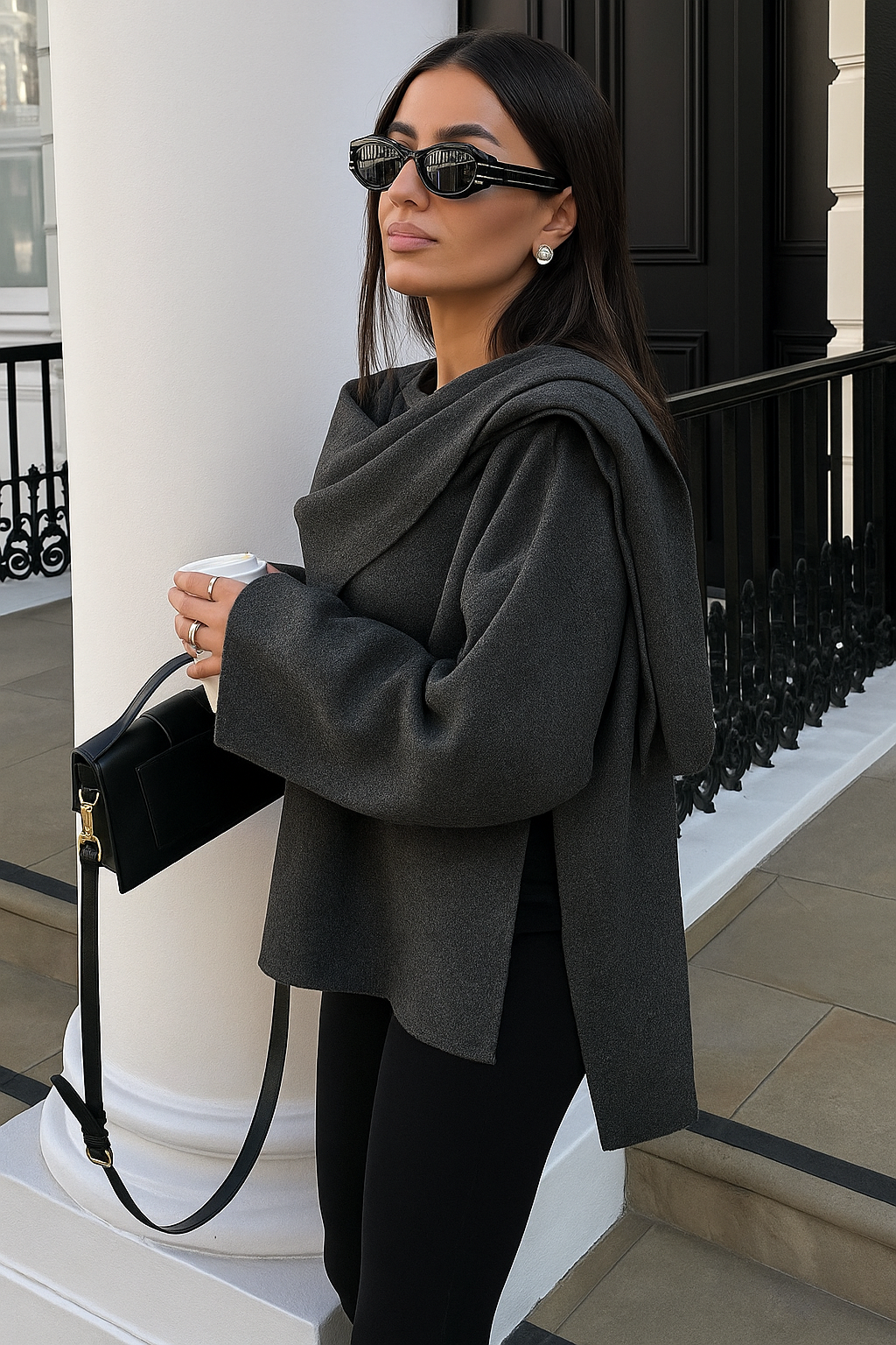 Ardévine – Draped layer – Cape jacket