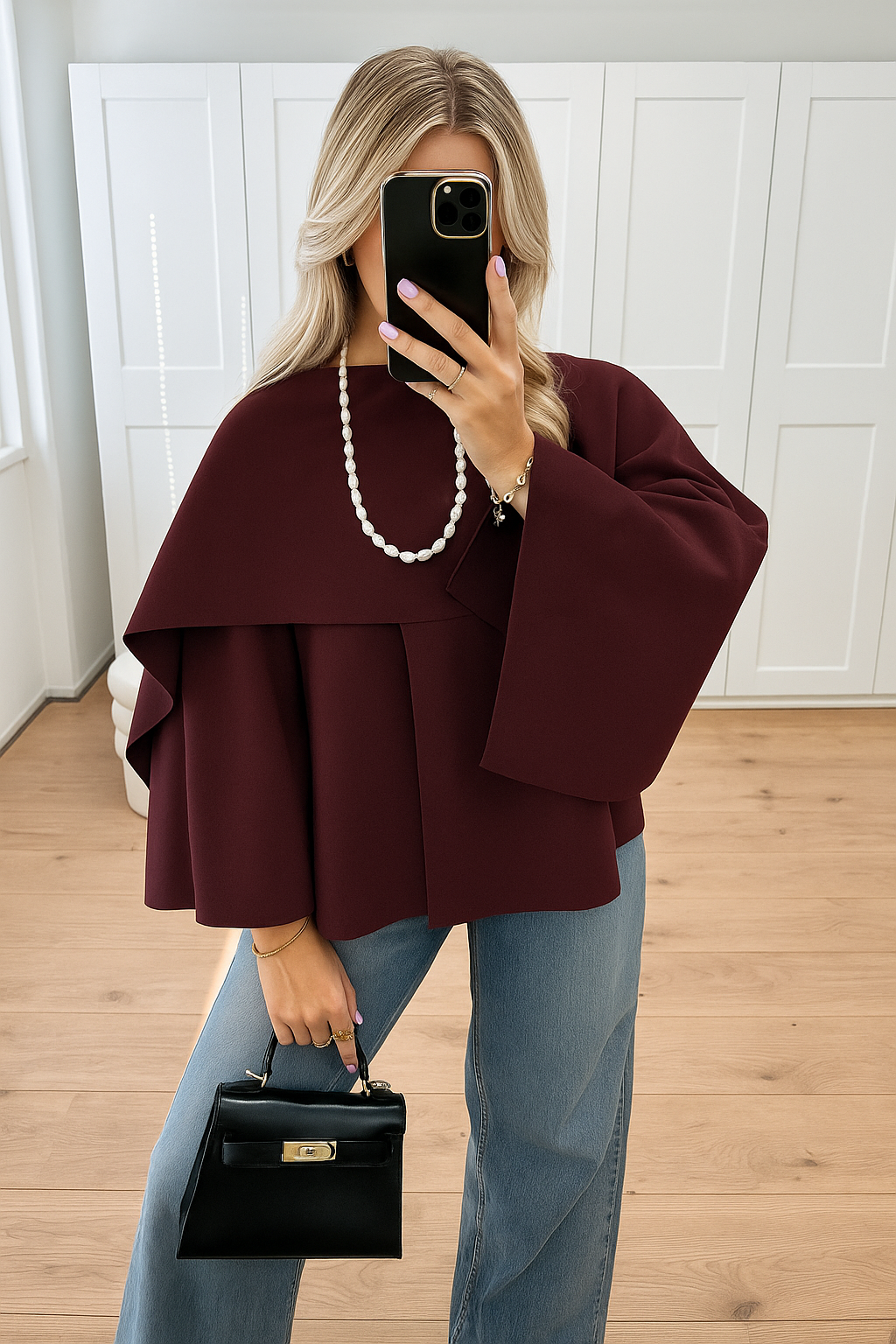 Ardévine – Draped layer – Cape jacket