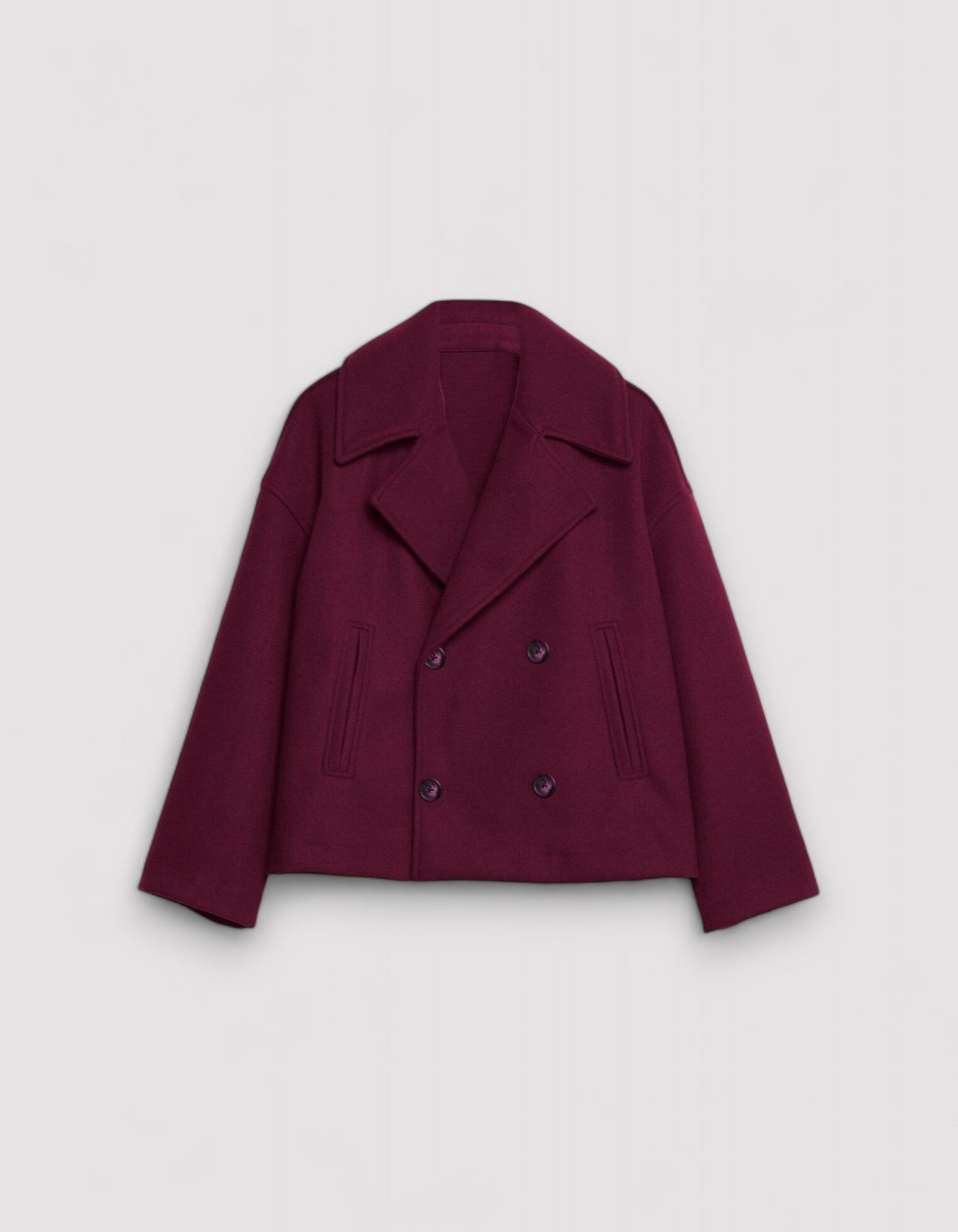 Marcelline – Double-breasted – Cropped pea coat