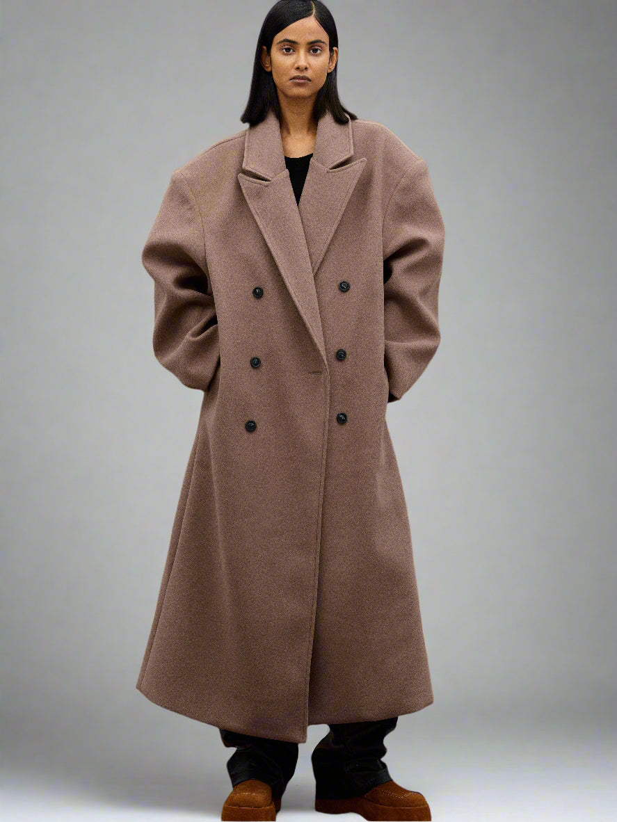 Monterelle – Oversized silhouette – Wool coat