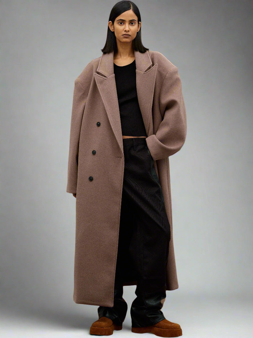 Monterelle – Oversized silhouette – Wool coat