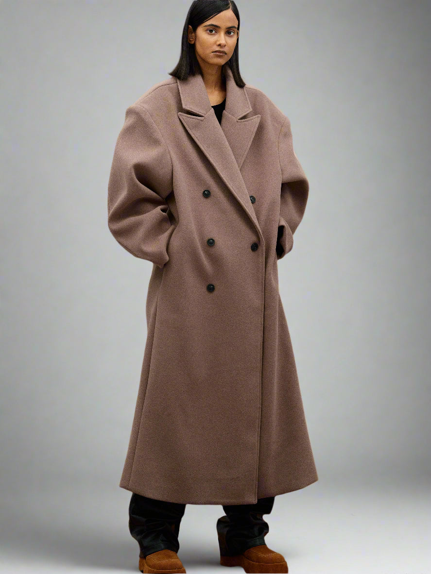 Monterelle – Oversized silhouette – Wool coat