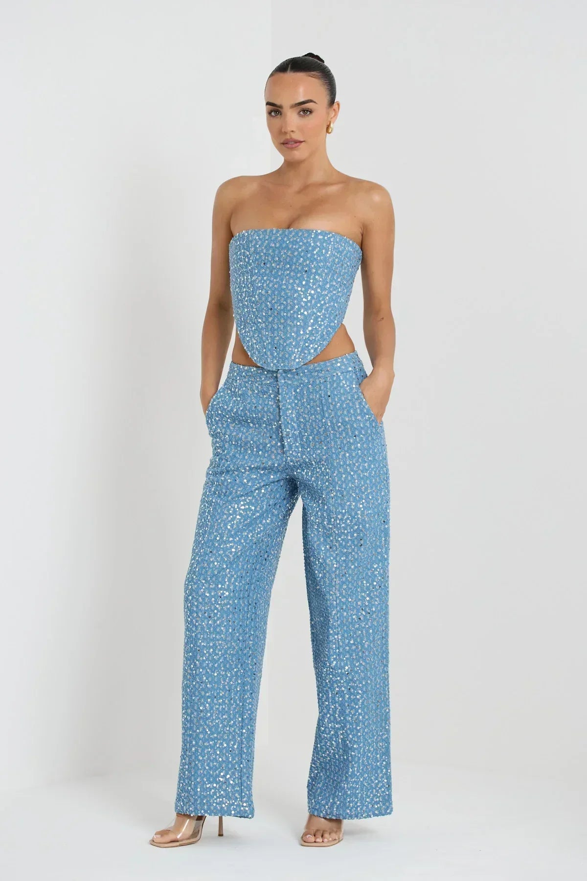 Arianna – Sequin detailing – Two-piece set