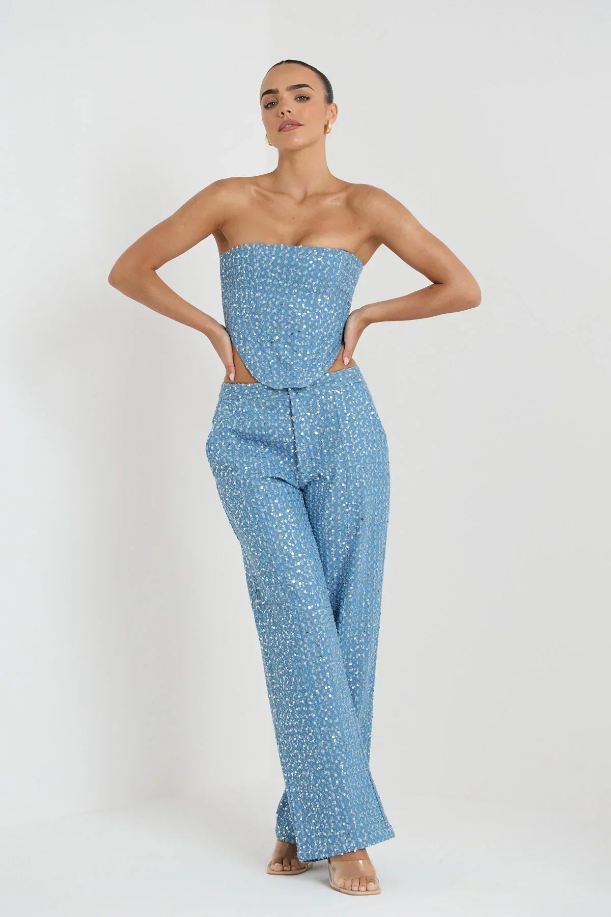 Arianna – Sequin detailing – Two-piece set