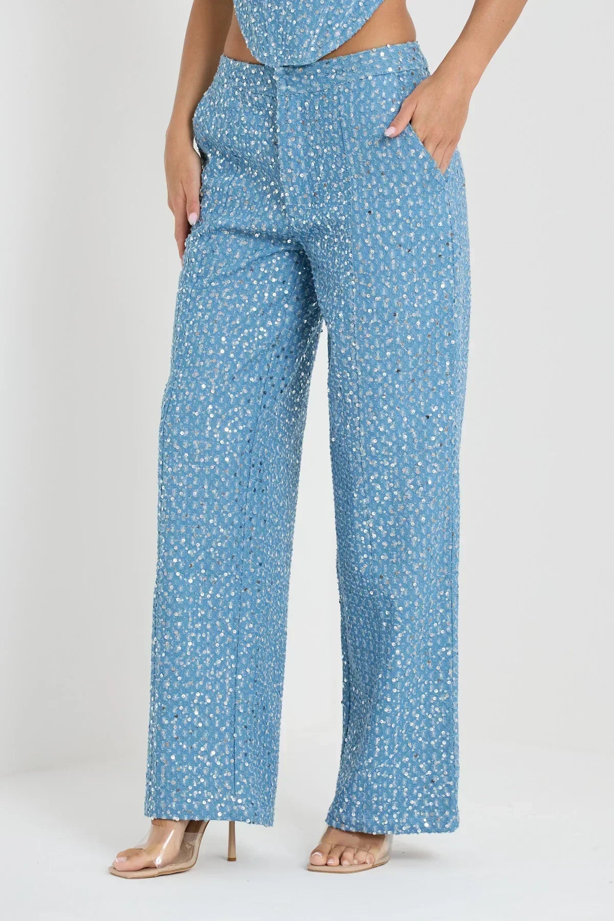 Arianna – Sequin detailing – Two-piece set