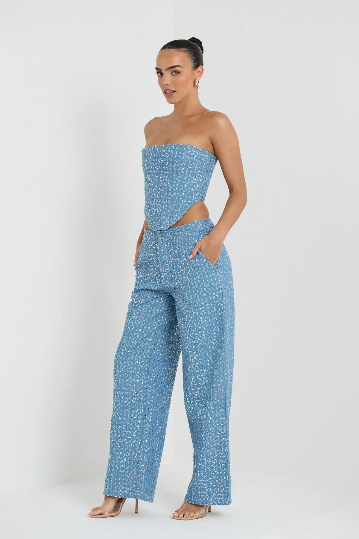 Arianna – Sequin detailing – Two-piece set