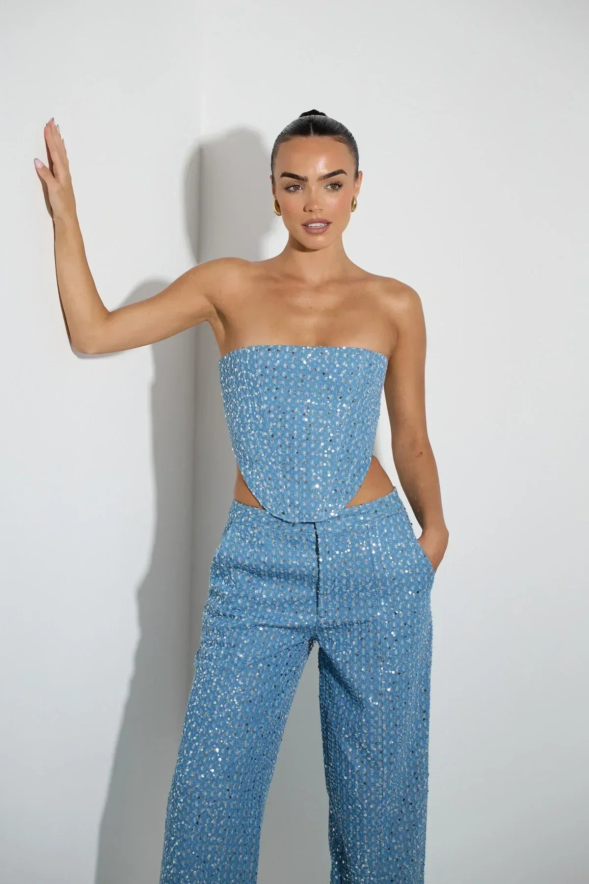 Arianna – Sequin detailing – Two-piece set
