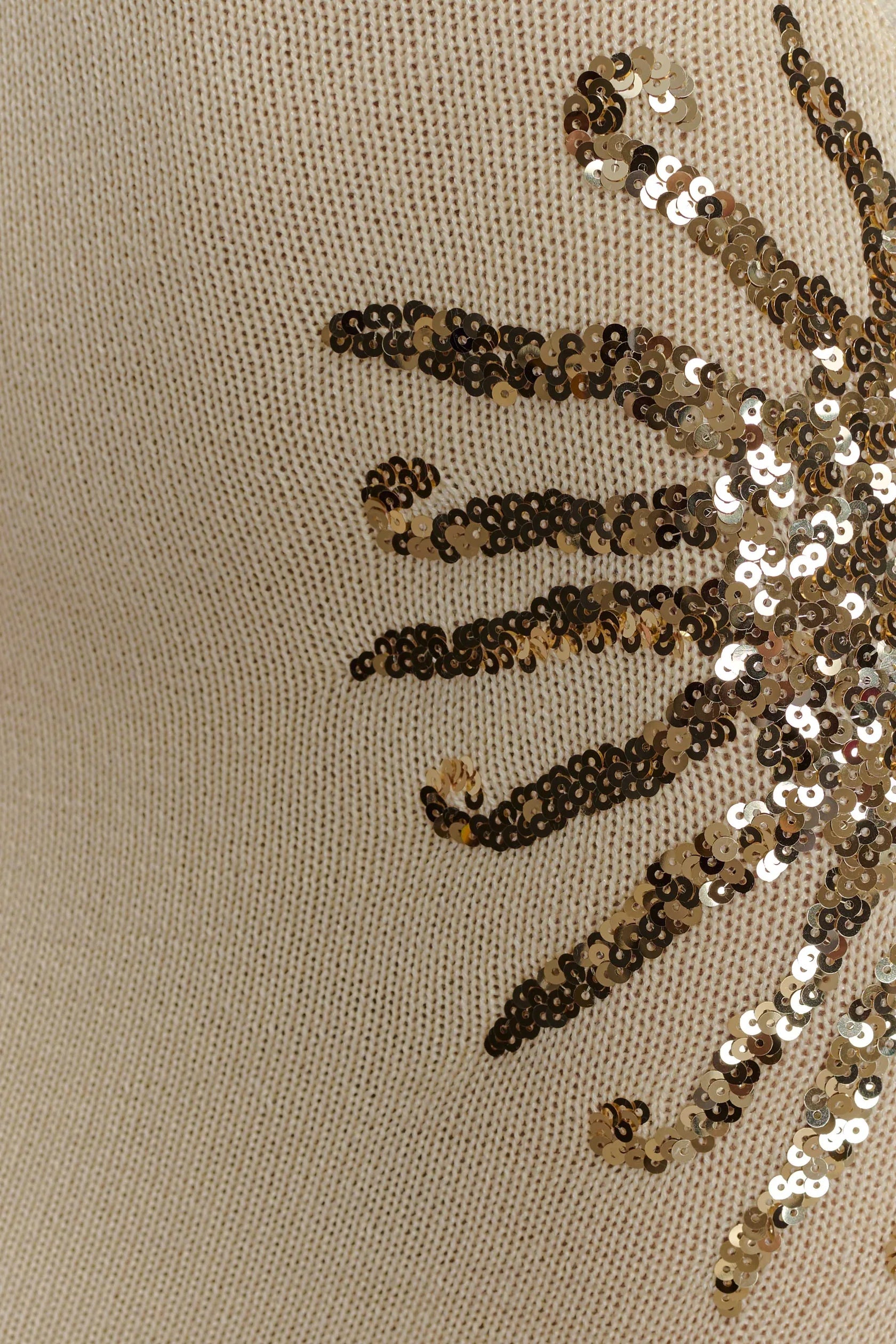 Solara – Sequin sunburst - Knit maxi dress