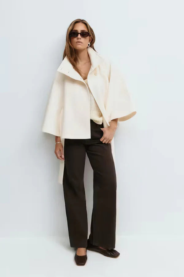 Elize - Cape Coat - Classic Belted Style