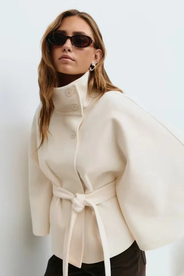 Elize - Cape Coat - Classic Belted Style