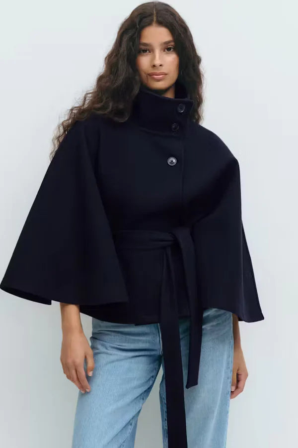 Elize - Cape Coat - Classic Belted Style