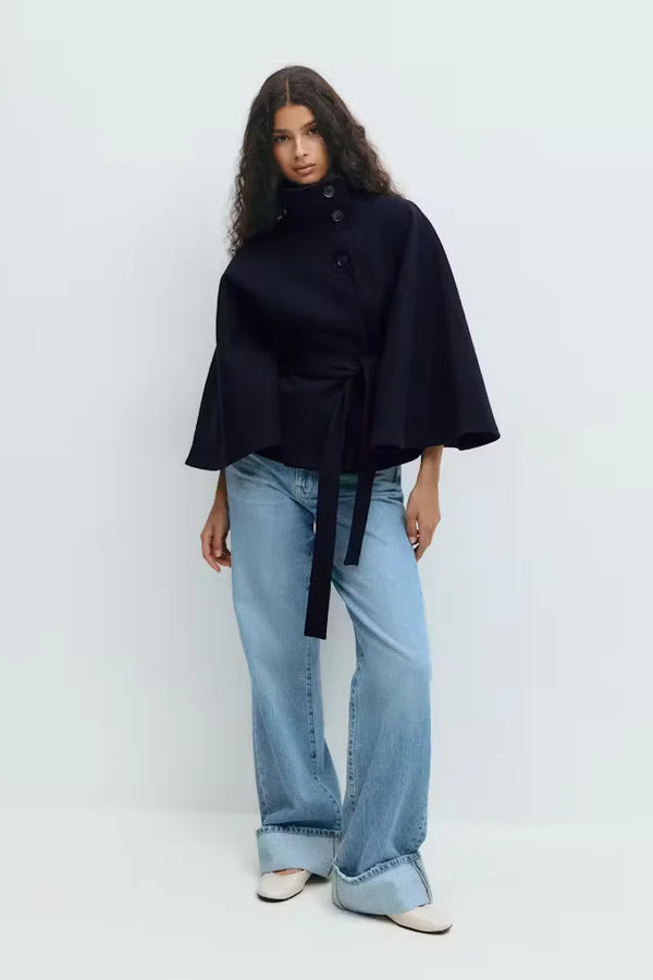 Elize - Cape Coat - Classic Belted Style