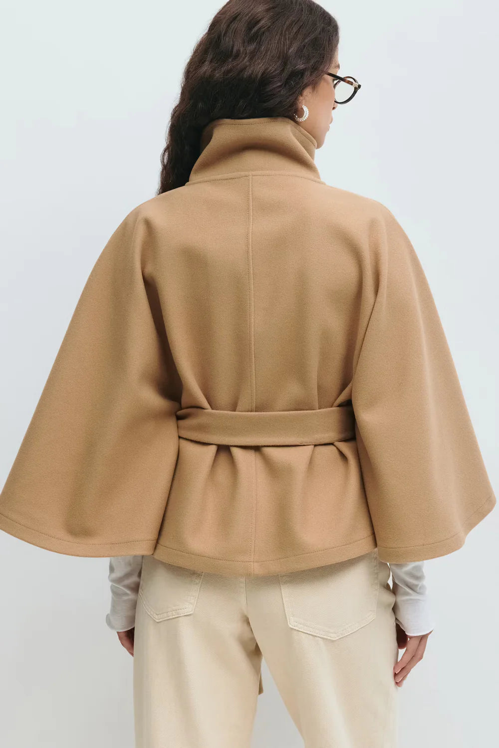 Elize - Cape Coat - Classic Belted Style