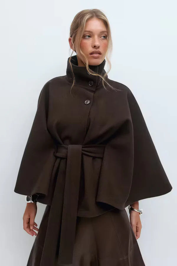 Elize - Cape Coat - Classic Belted Style