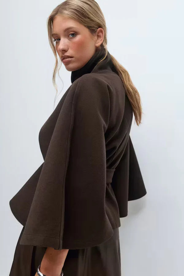 Elize - Cape Coat - Classic Belted Style
