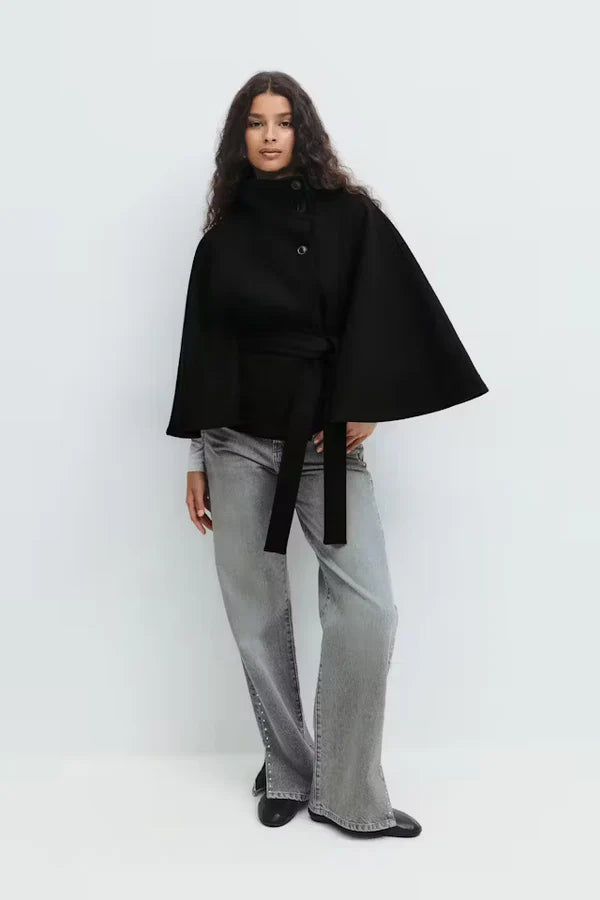 Elize - Cape Coat - Classic Belted Style