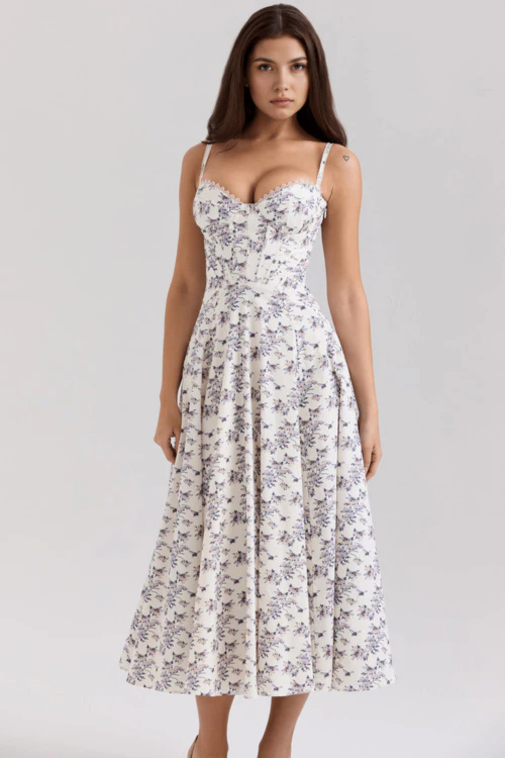 Seraphelle – Bustier bodice – Midi dress