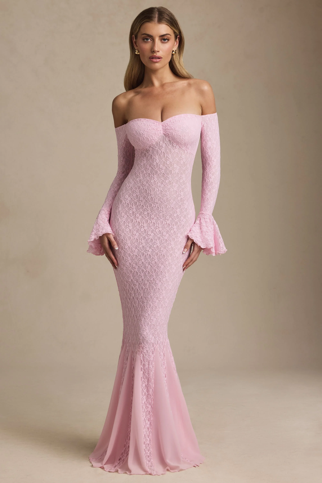 Miranna – Off-shoulder design – Mermaid gown