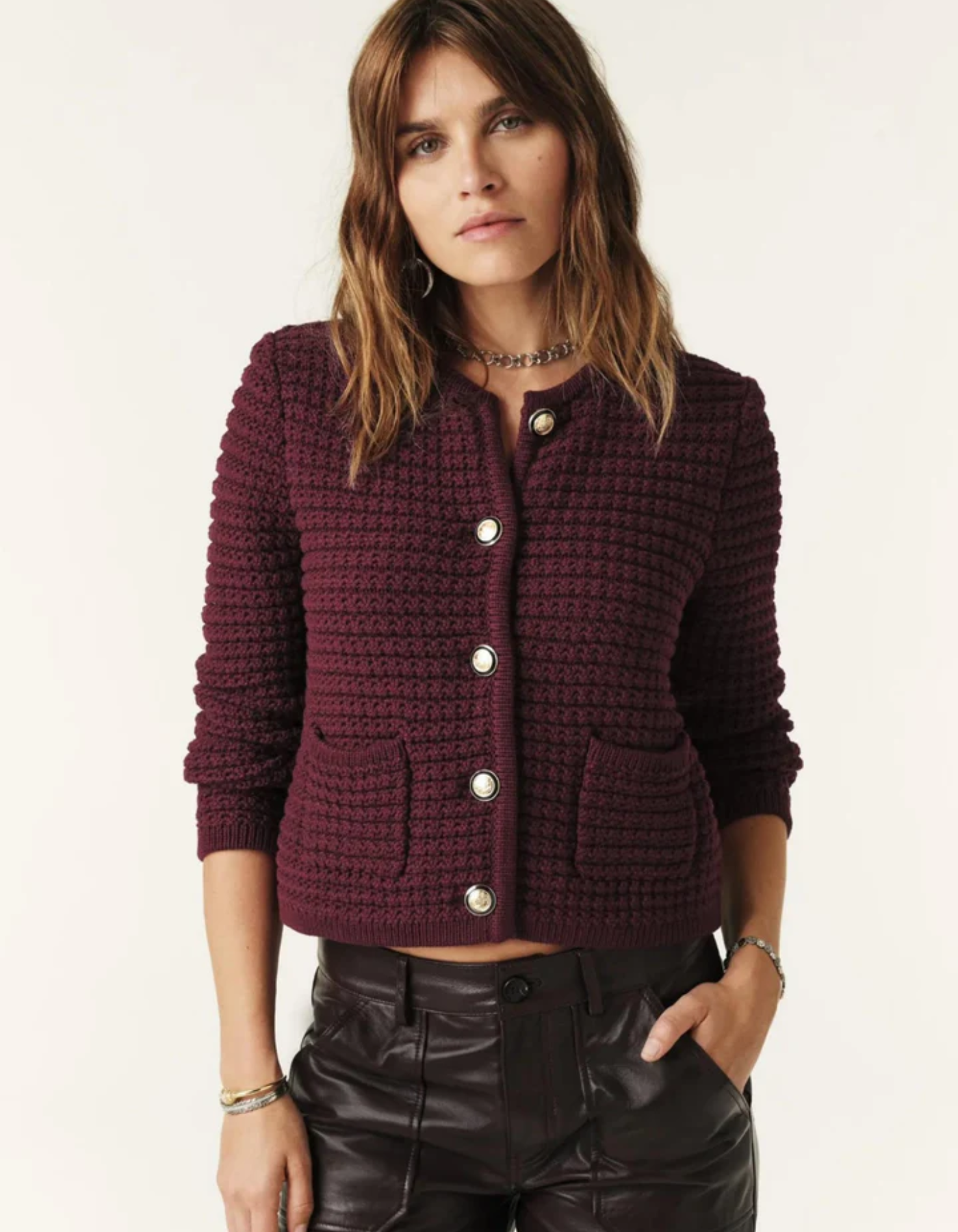 Adeline – Textured design – Cardigan