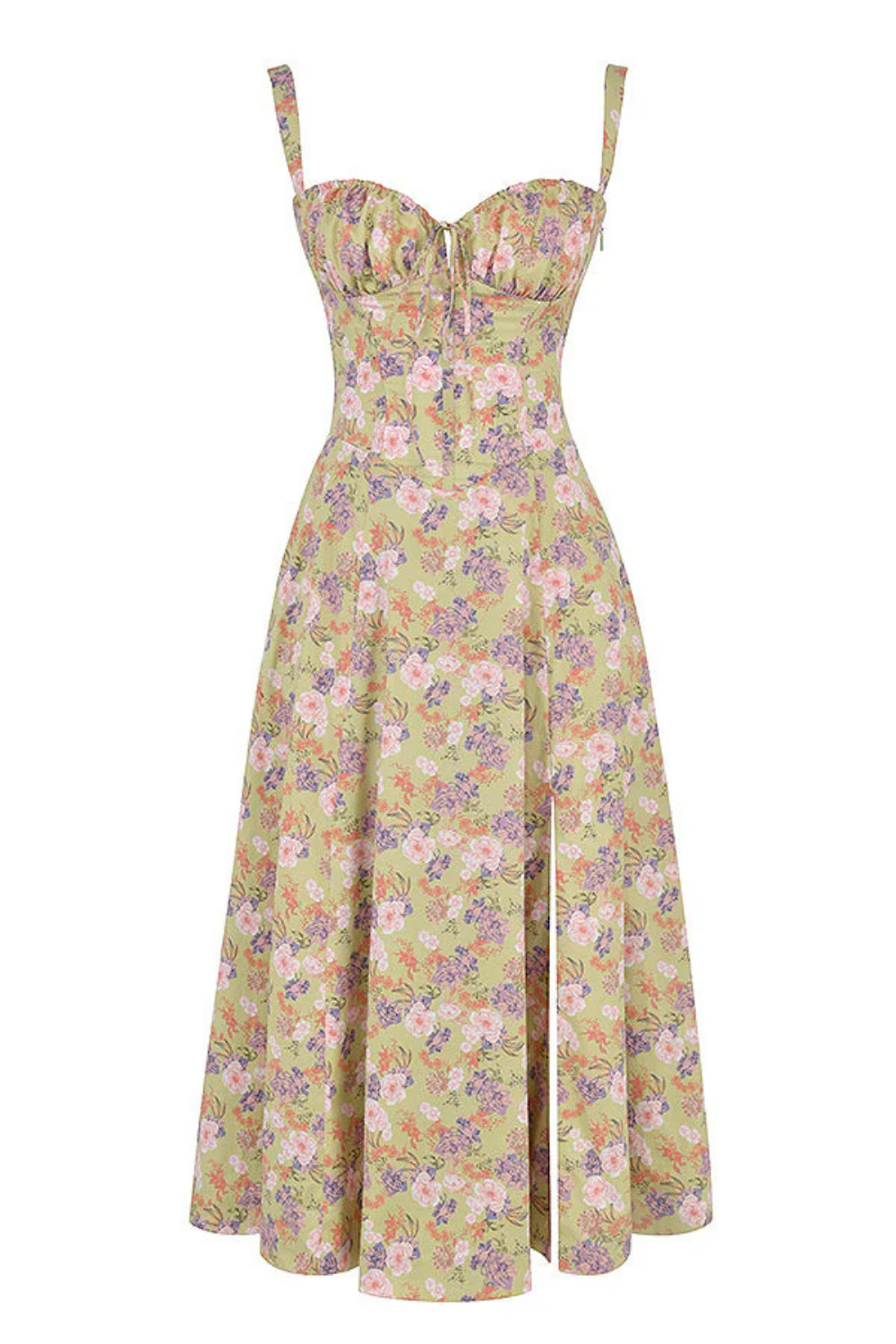 Felly – Ruched sweetheart – Midi dress