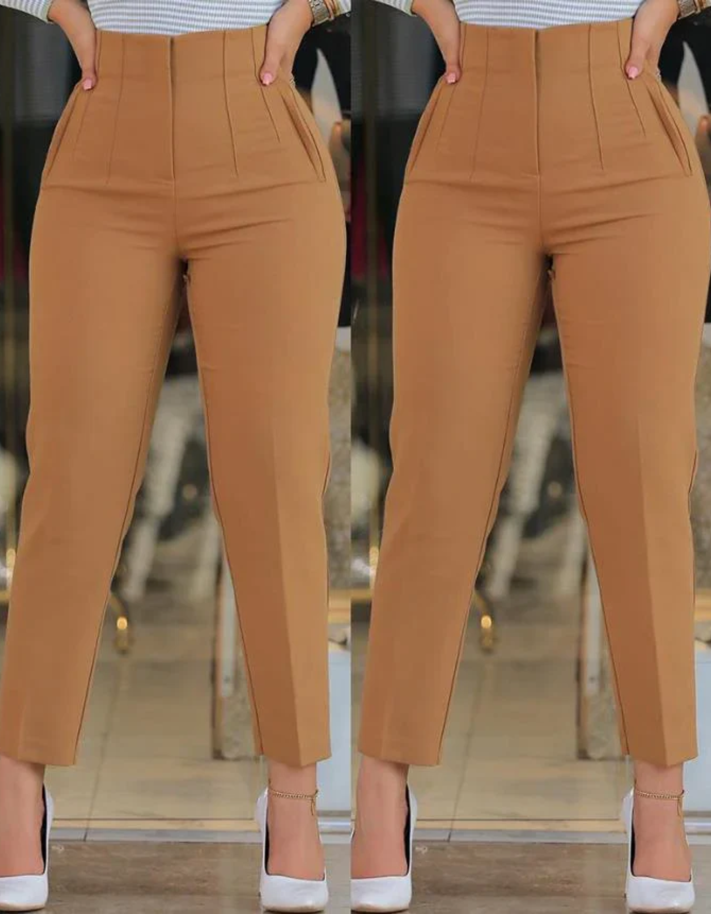 Aria – High Waist Design – Tailored Trousers