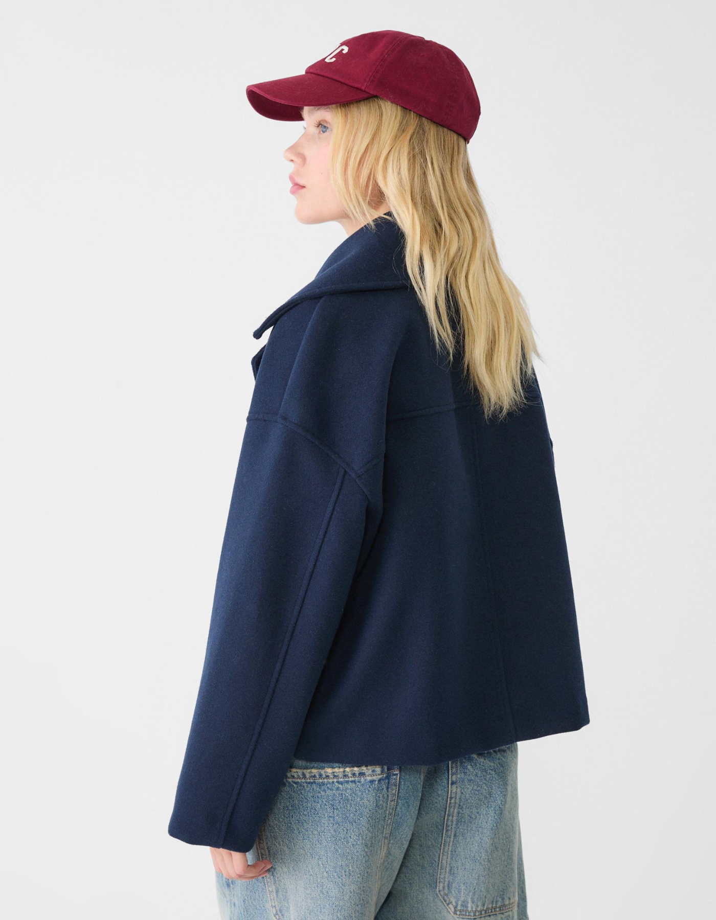 Marcelline – Double-breasted – Cropped pea coat
