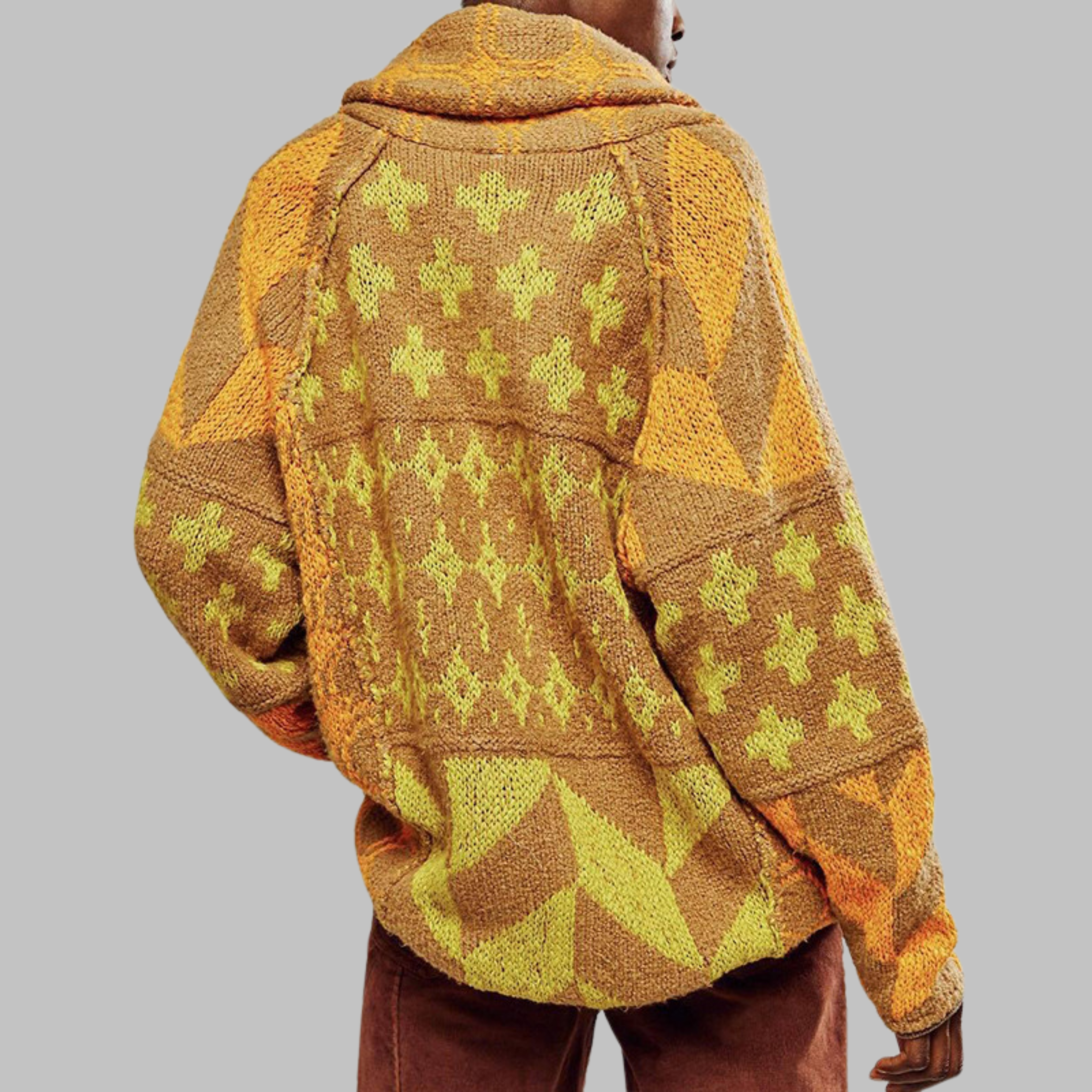 Isabelle – Geometric pattern – Knit sweater