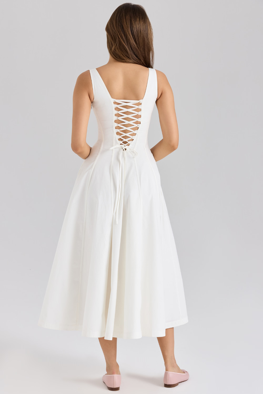 Rosabel – Corset back – Midi dress