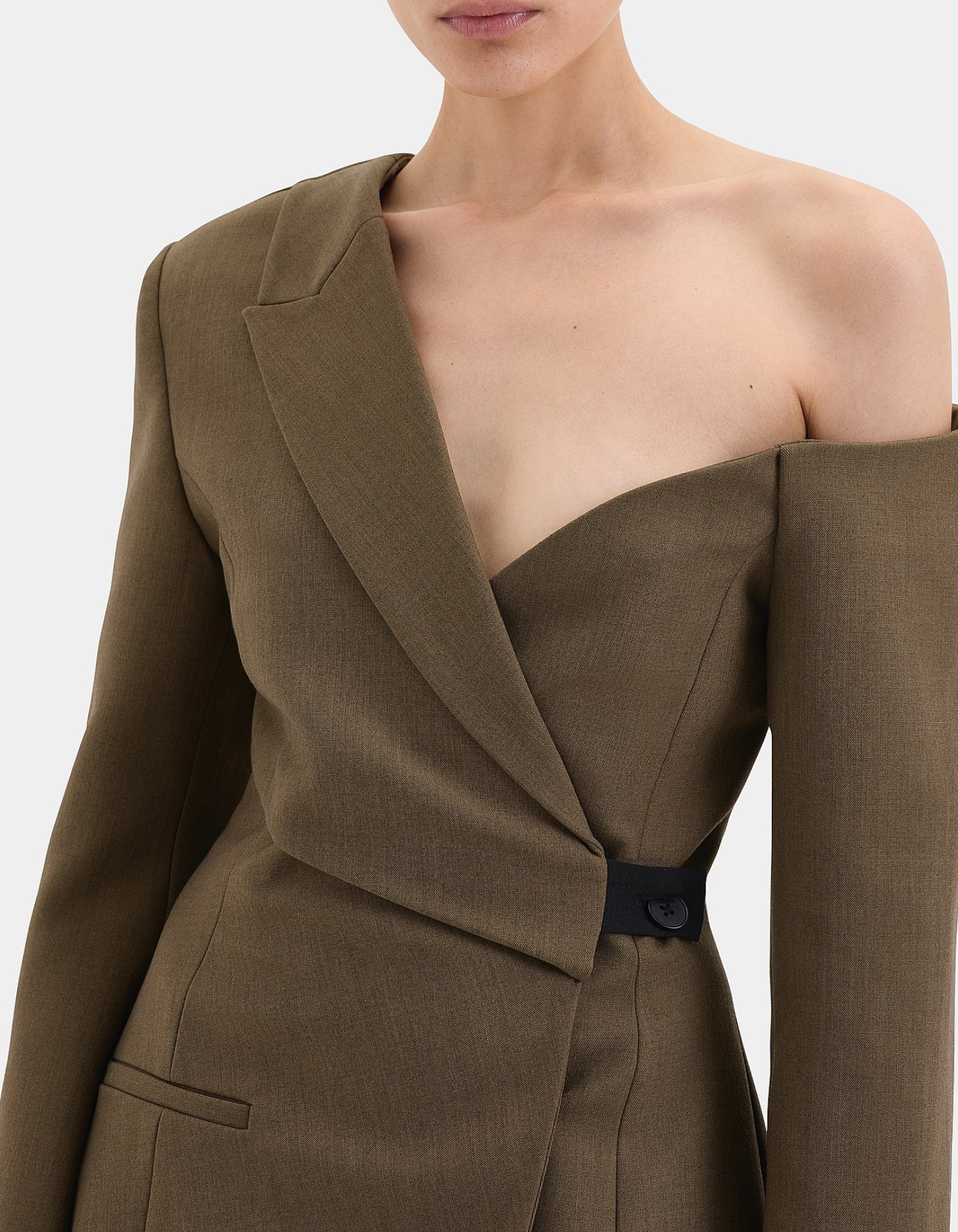 Valentine – Asymmetrical wrap design – Blazer dress