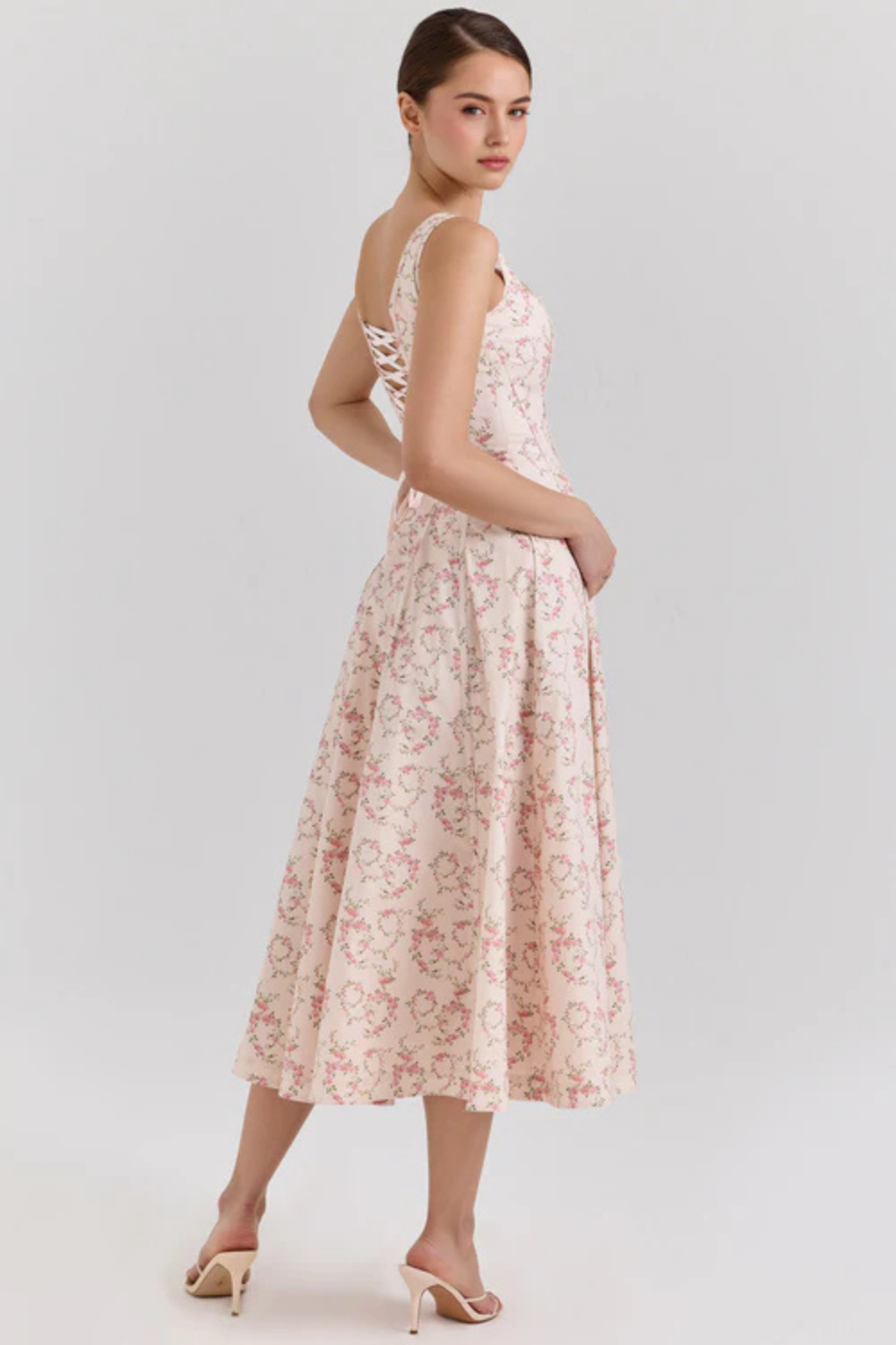 Rosabel – Corset back – Midi dress